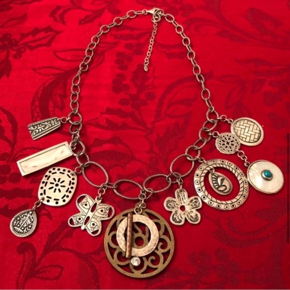 Silpada Jewelry - Rare Silpada Rep Exclusive 10th Anniversary Charm Necklace